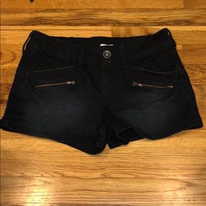 DKNY High Waisted Jean Shorts
